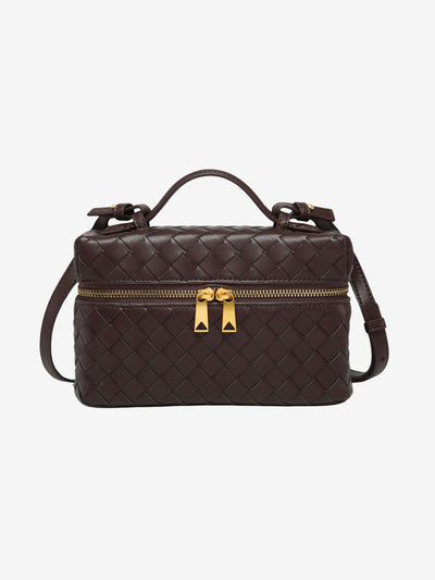 Juliette | Woven Structured Glossy Bag