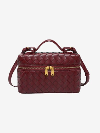 Juliette | Woven Structured Glossy Bag