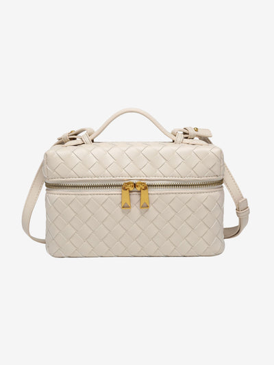 Juliette | Woven Structured Glossy Bag