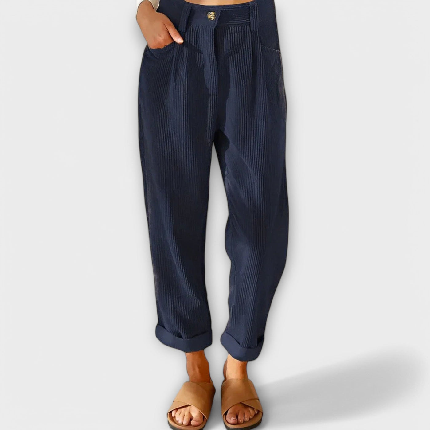 Jana - Modern Velvet Trousers