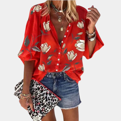 Mila | Summer Blouse with Floral Print for Women