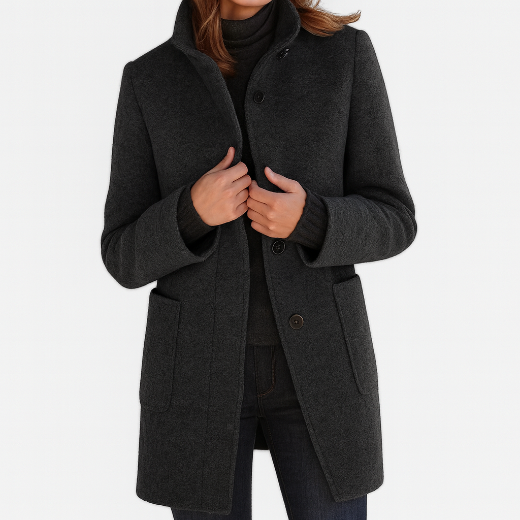 Stella - Women's Jacket with High Collar