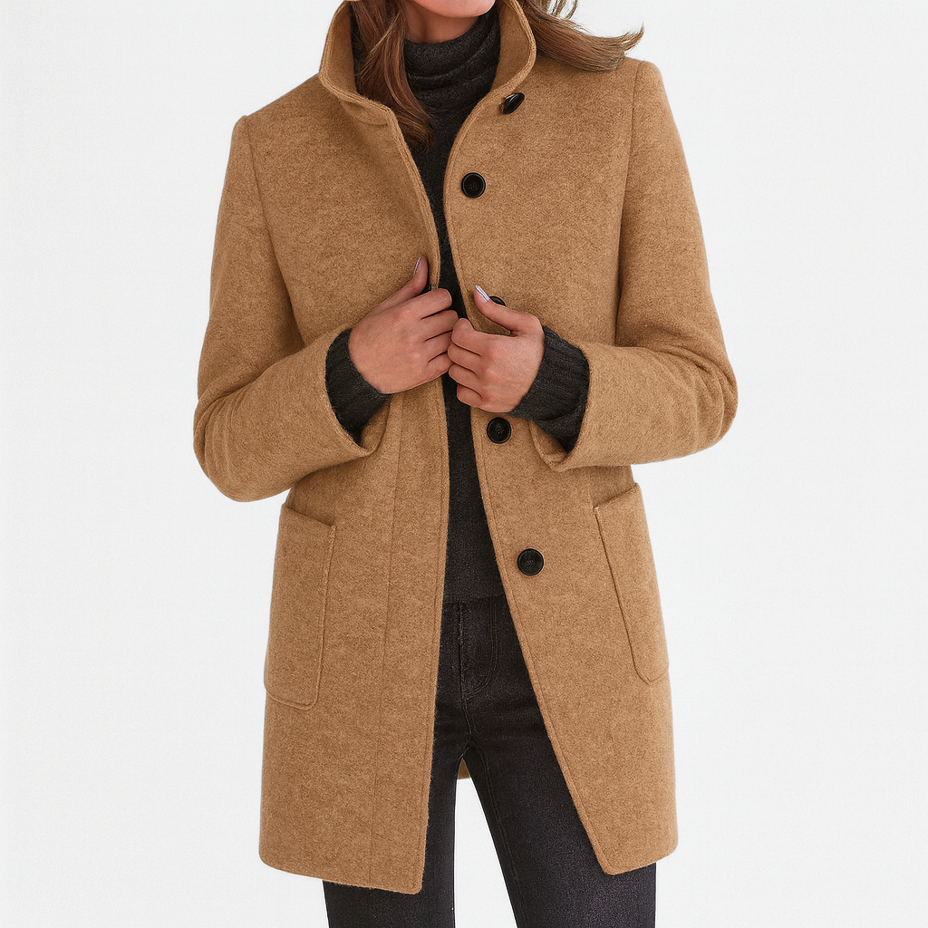 Stella - Women's Jacket with High Collar