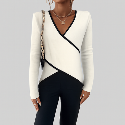 Yzabelle – Jumper with Contrast Trim