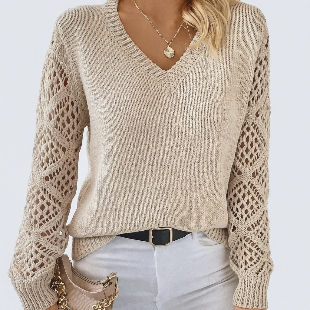 Martha - V-Neck Sweater Couture