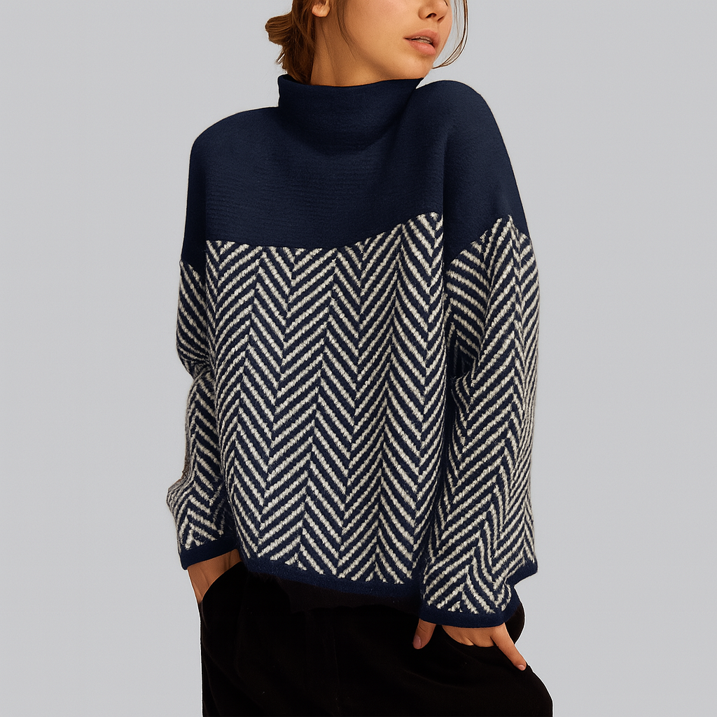 Isabelle - High Neck Sweater