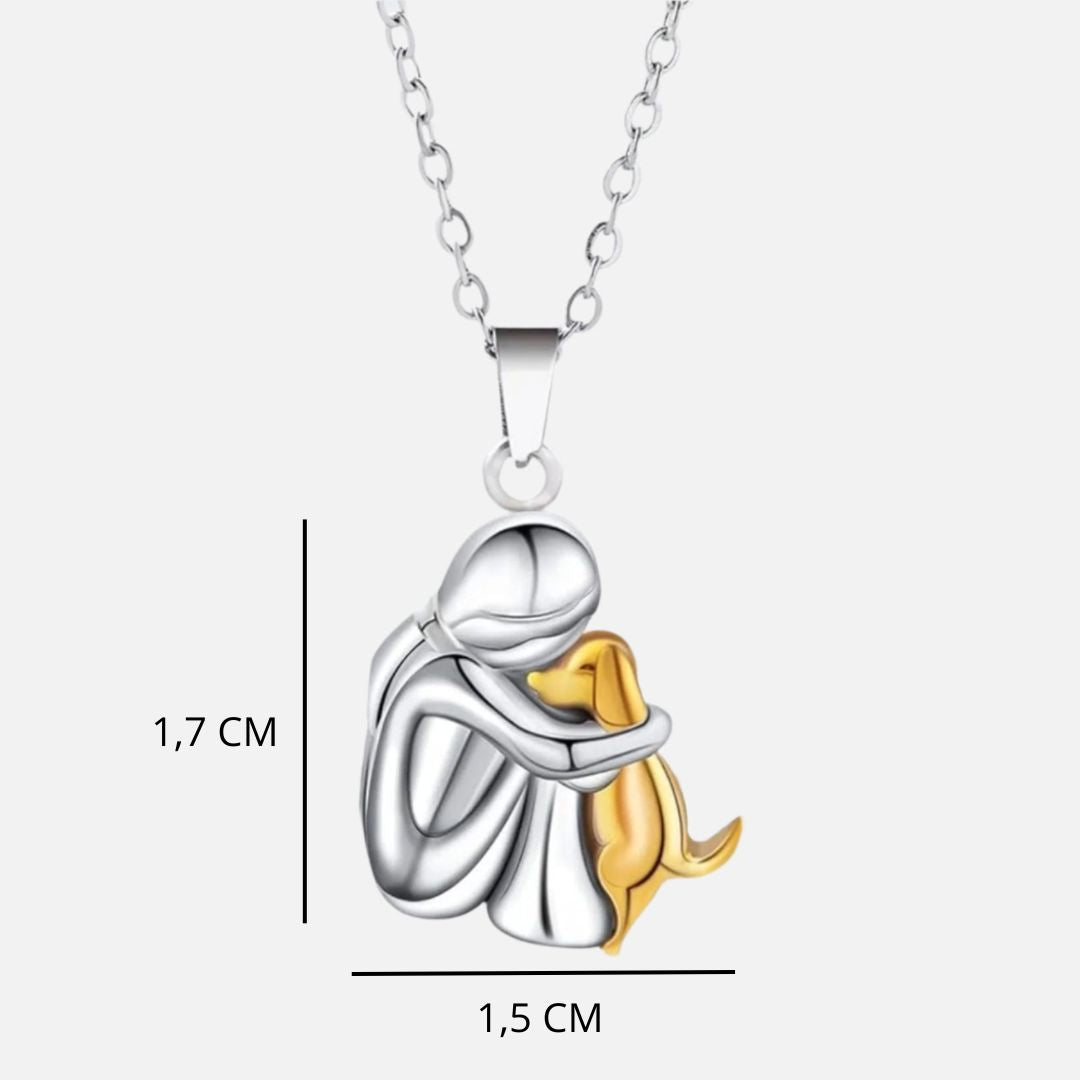 Elin - Necklace with Dog-Shaped Pendant