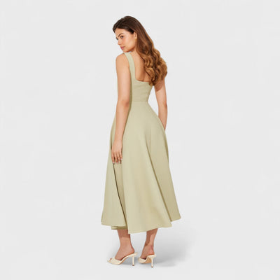 Amelia – Timeless Fluid Midi Dress