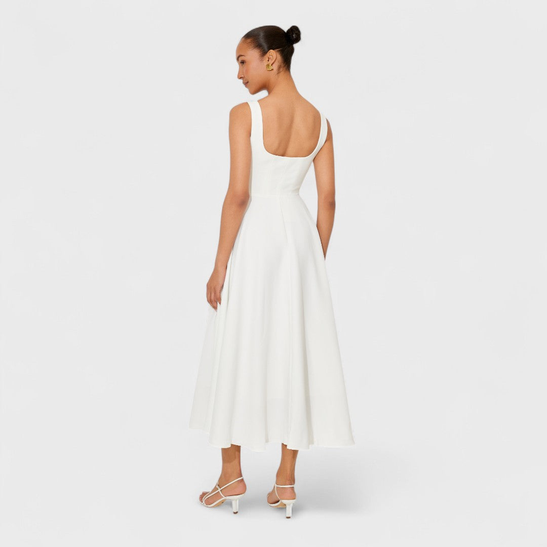 Amelia – Timeless Fluid Midi Dress