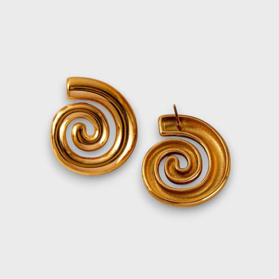Jay – Modern Lightweight Spiral Earrings