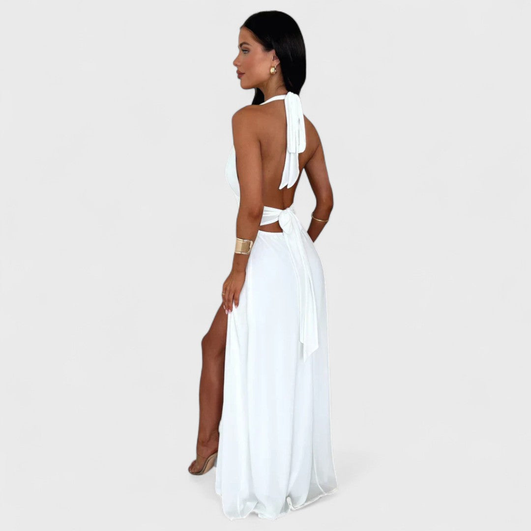 Elenor - Long summer dress that enhances your figure