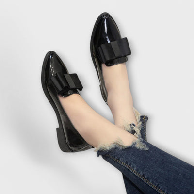 Heidi - Elegant loafers with bow