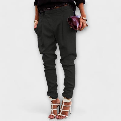 Mira - Elegant Cuffed Trousers