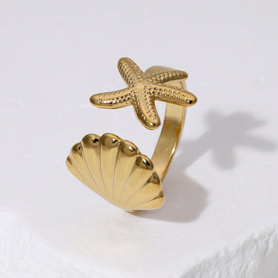 Mikaela | Open Starfish Ring