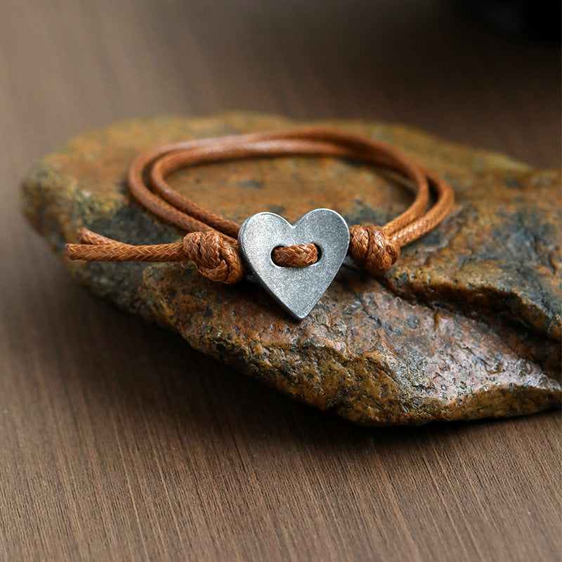 Amoura - Handcrafted Bracelet with Heart Symbol