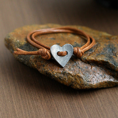 Amoura - Handcrafted Bracelet with Heart Symbol
