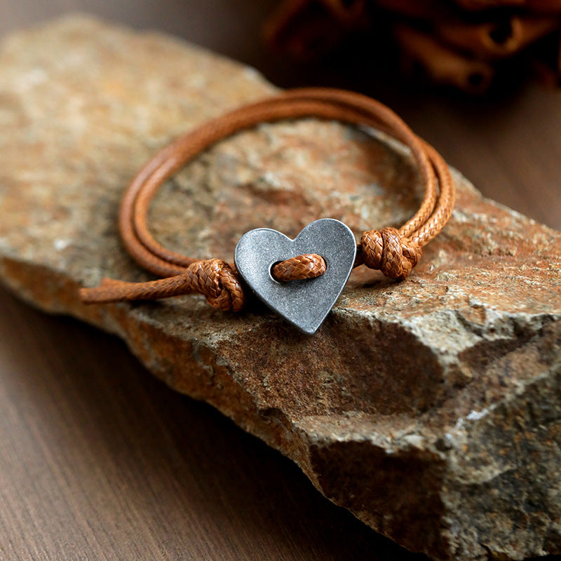 Amoura - Handcrafted Bracelet with Heart Symbol