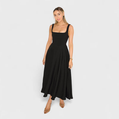 Amelia – Timeless Fluid Midi Dress