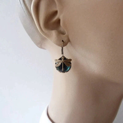 Lyvelle – Vintage Dragonfly-Shaped Earrings