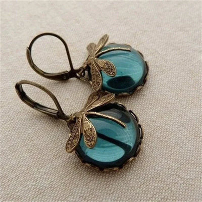 Lyvelle – Vintage Dragonfly-Shaped Earrings