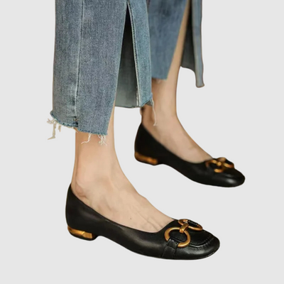 Marie™ | Evening Ballerinas in Leather