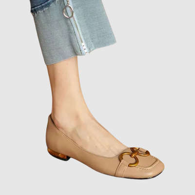 Marie™ | Evening Ballerinas in Leather