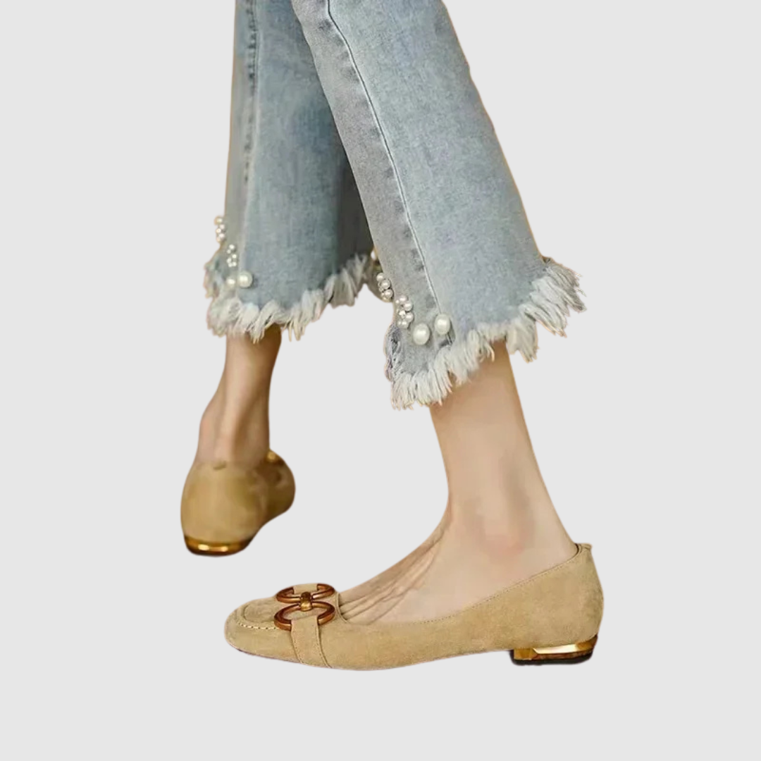 Marie™ | Evening Ballerinas in Leather