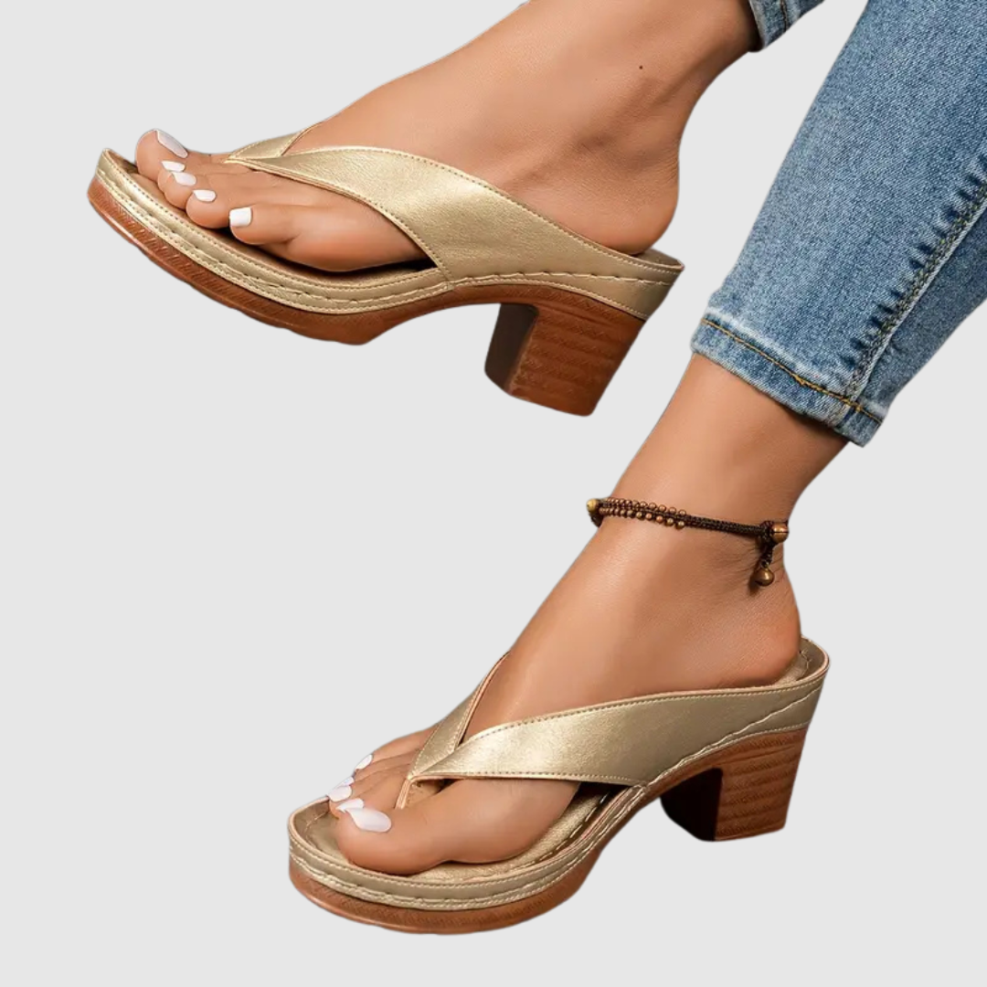 Nina - Comfortable Heeled Sandals