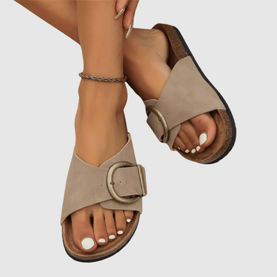 Theresa - Orthopaedic Suede Sandals