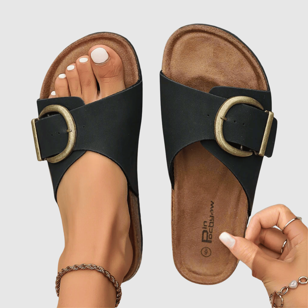 Theresa - Orthopaedic Suede Sandals
