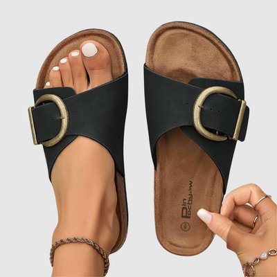 Theresa - Orthopaedic Suede Sandals