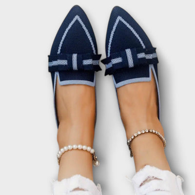 Celia - Woven Flat Shoes