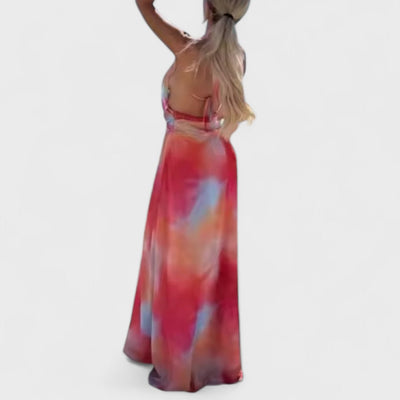 Riviera – Bright halter dress for summer