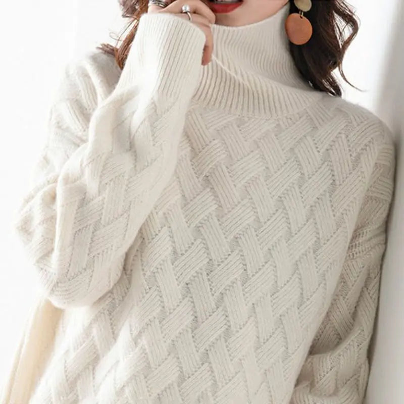 Cherry - Autumn High Neck Jumper