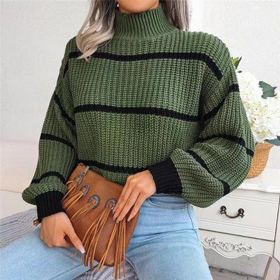 Sarah - High Neck Couture Jumper