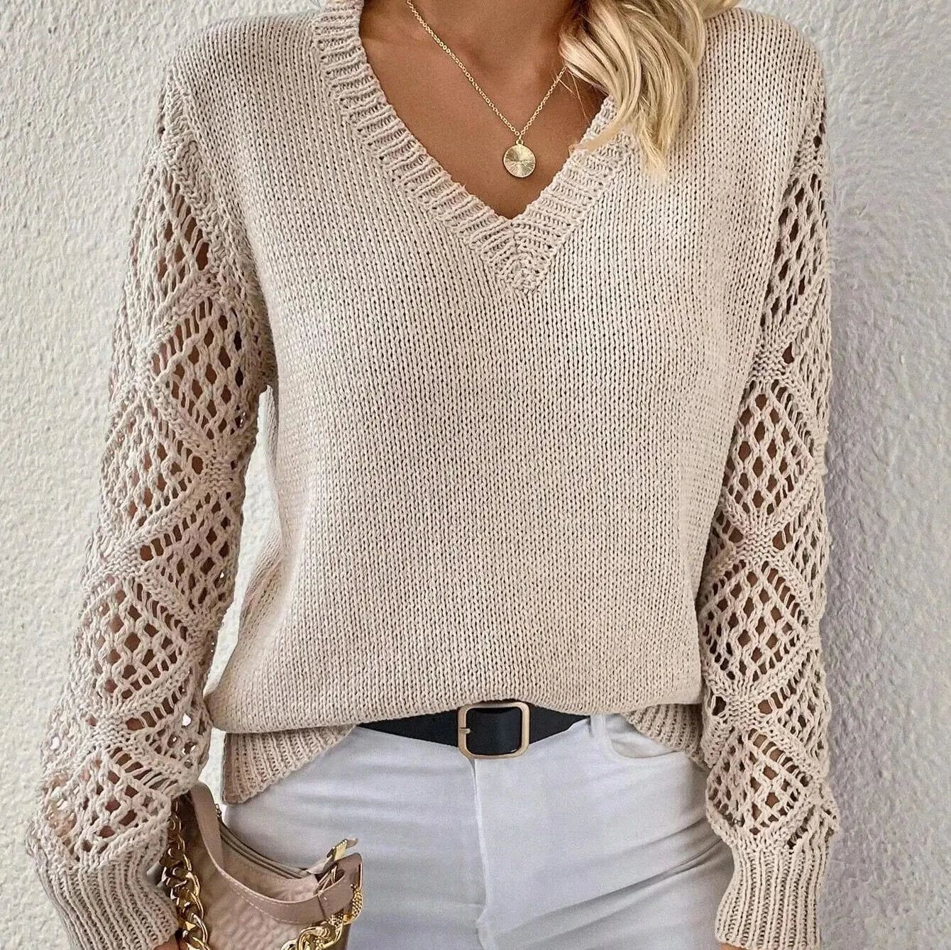 Martha - V-Neck Sweater Couture