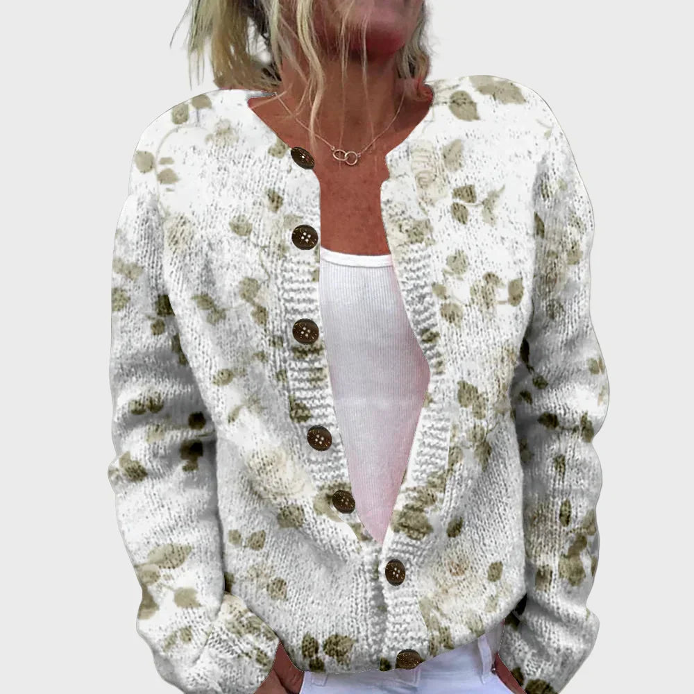Elegant knitted gilets with pattern