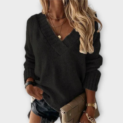 Jane - V-Neck Pullover Soft