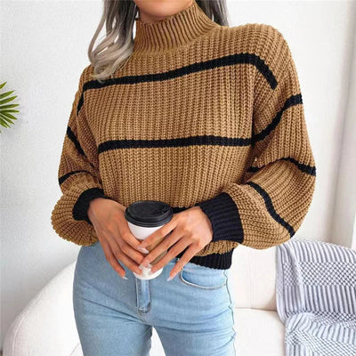 Sarah - High Neck Couture Jumper
