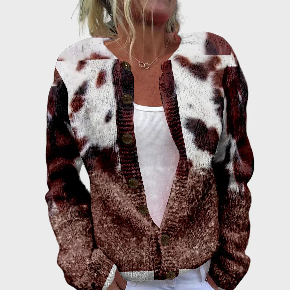 Chic Knitted Gilets with Pattern