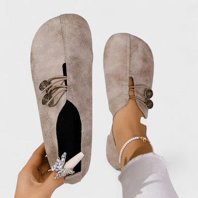 Lydia - Women's Orthopaedic Moccasins in Soft Suede