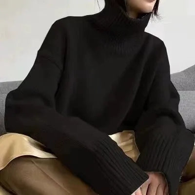 Zoey - Oversized Jumper with High Neck