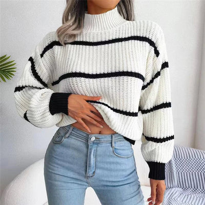 Sarah - High Neck Couture Jumper
