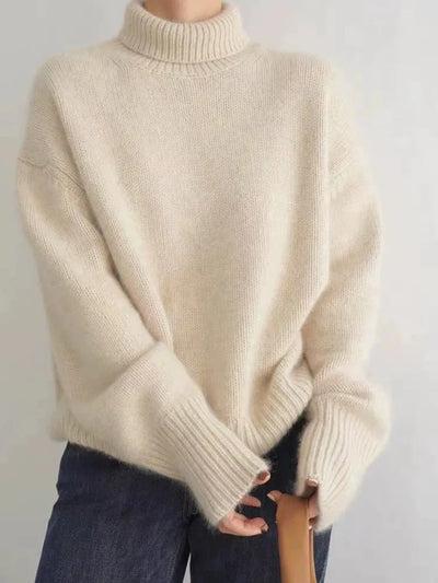 Zoey - Oversized Jumper with High Neck