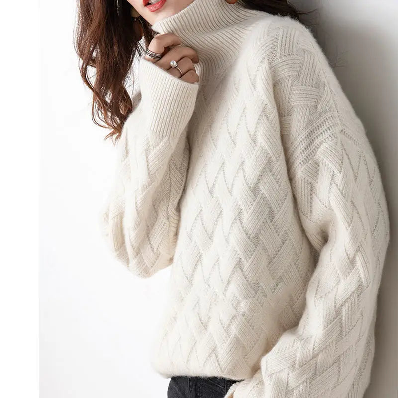 Cherry - Autumn High Neck Jumper