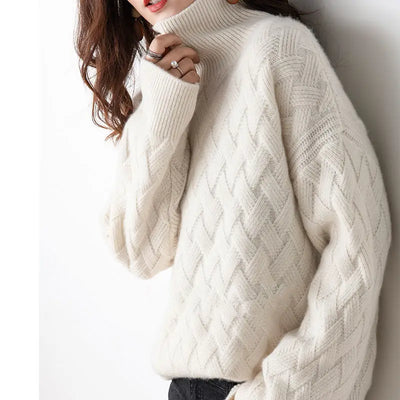 Cherry - Autumn High Neck Jumper