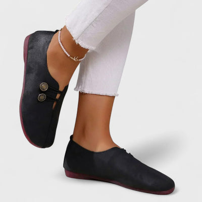 Lydia - Women's Orthopaedic Moccasins in Soft Suede