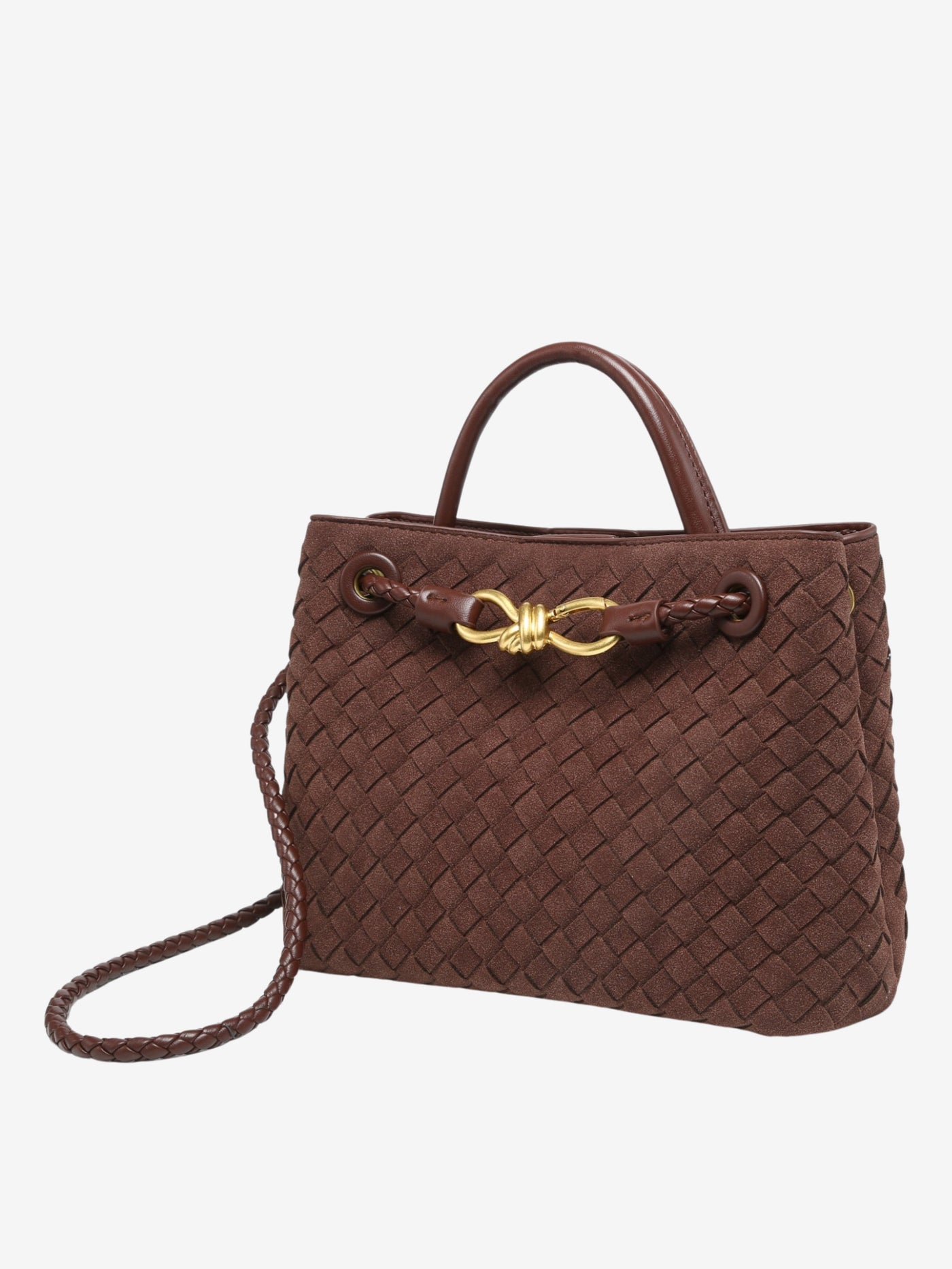 Malia | Compact Textured Woven Crossbody Bag