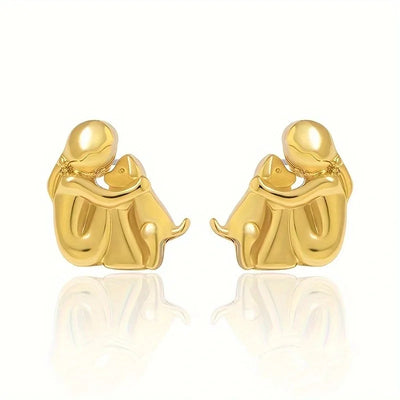 Elisa - Dog Icon Earrings