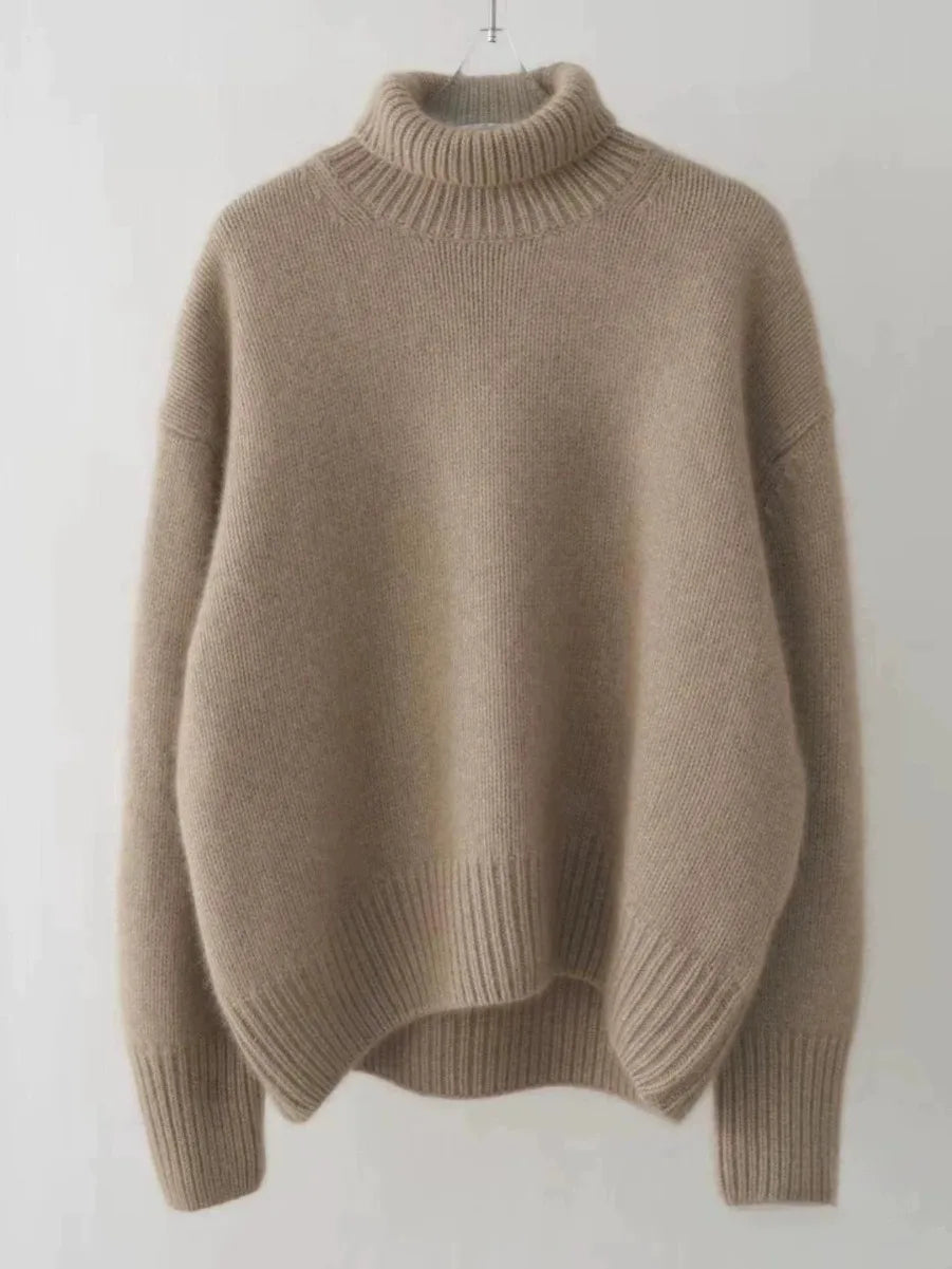 Zoey - Oversized Jumper with High Neck